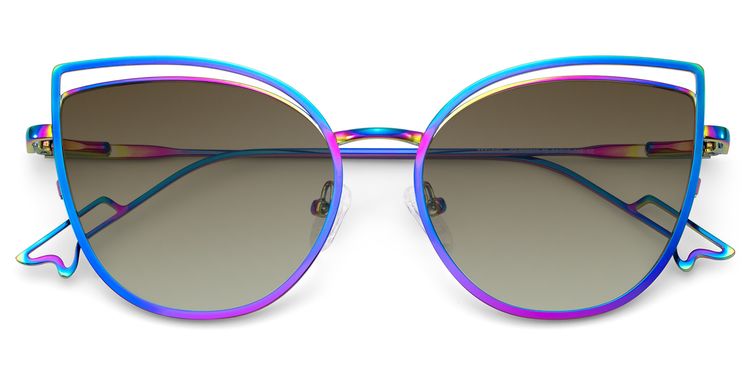 Spivey Iridescent Cat eye Sunglasses