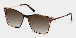 Tricee Tortoise Square Sunglasses2