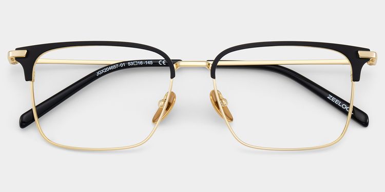 Maxwell Black Browline Glasses