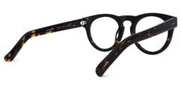Malloy Tortoise Round Glasses3
