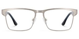 Jasper Silver Rectangle Glasses1