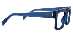 Amadeo Blue Rectangle Glasses4