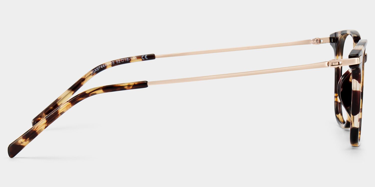 Florence Rectangular Tortoise Shell Eyeglass Frames for Women | ZEELOOL4