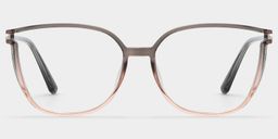 Rodz Gray-Pink Square Glasses0