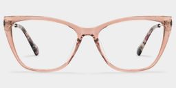 Celeste Beige Cat eye Glasses1