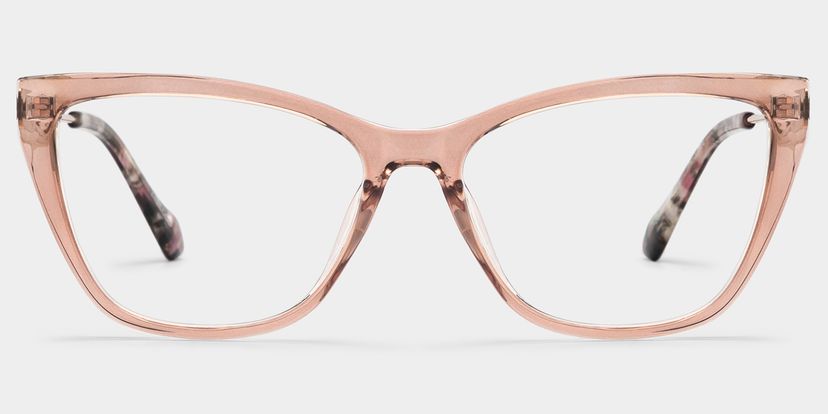 Celeste Beige Cat eye Glasses