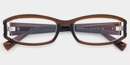 Willow Brown Rectangle Glasses2