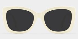Rosie Cream White Butterfly Sunglasses2