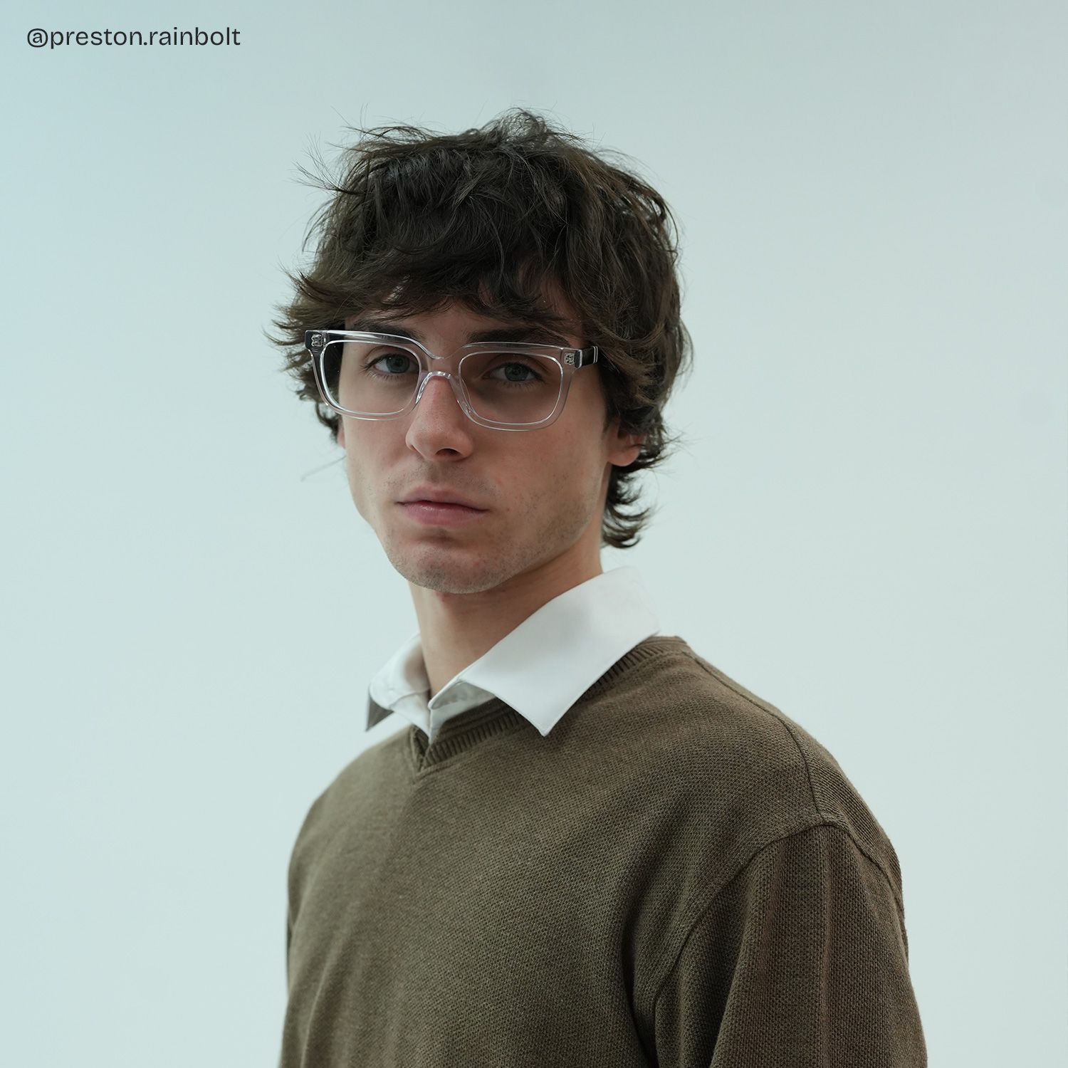Shop Fern Clear Rectangle Eyeglasses for Men | ZEELOOL6