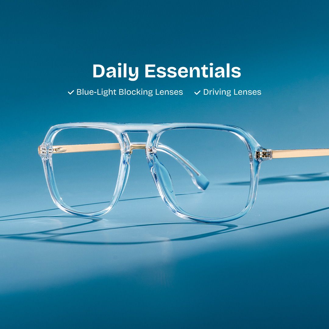 Aviator Kilworth Clear Glasses deals -Zeelool Glasses0