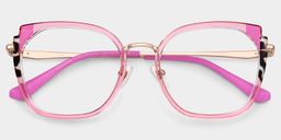 Murcia Pink Square Glasses2