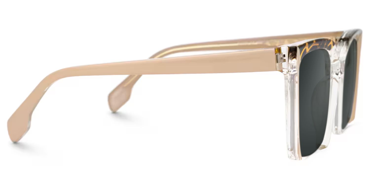 Misty Square Style Pink Frame Sunglasses | ZEELOOL2