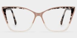 Adalis Beige Cat eye Glasses0