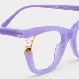 Pearl Purple Cat eye Glasses6
