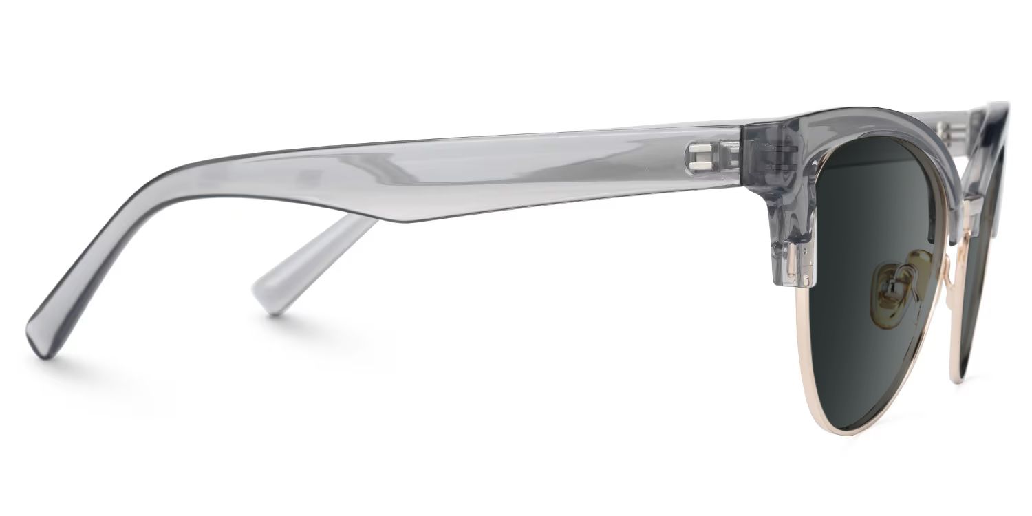 Charlene Browline Style Gray Frame Sunglasses | ZEELOOL2
