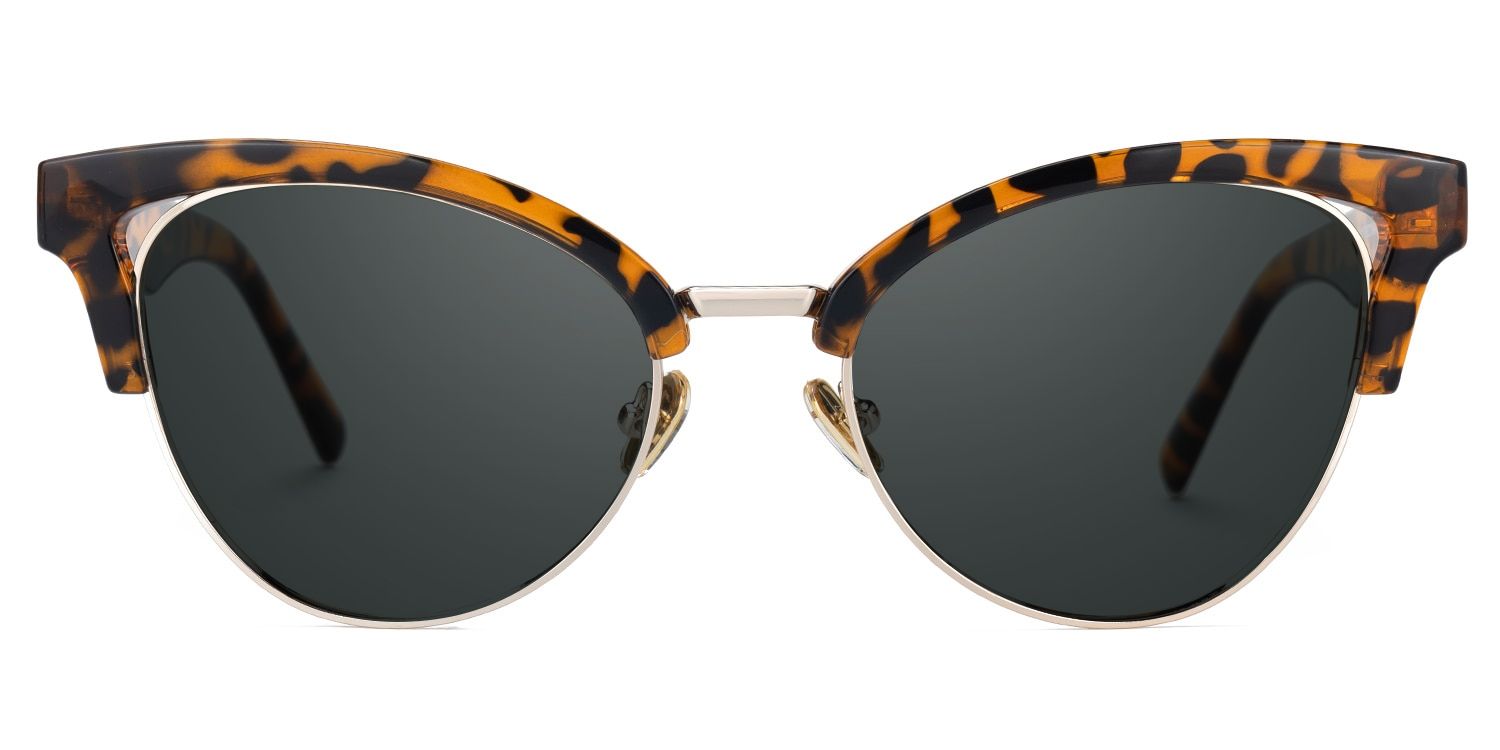 Charlene Browline Style Tortoise Frame Sunglasses | ZEELOOL0
