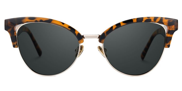 Charlene Tortoise Browline Sunglasses