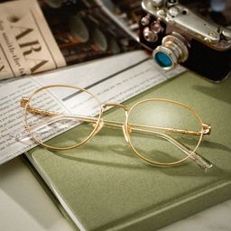 Ian Gold Round Glasses0