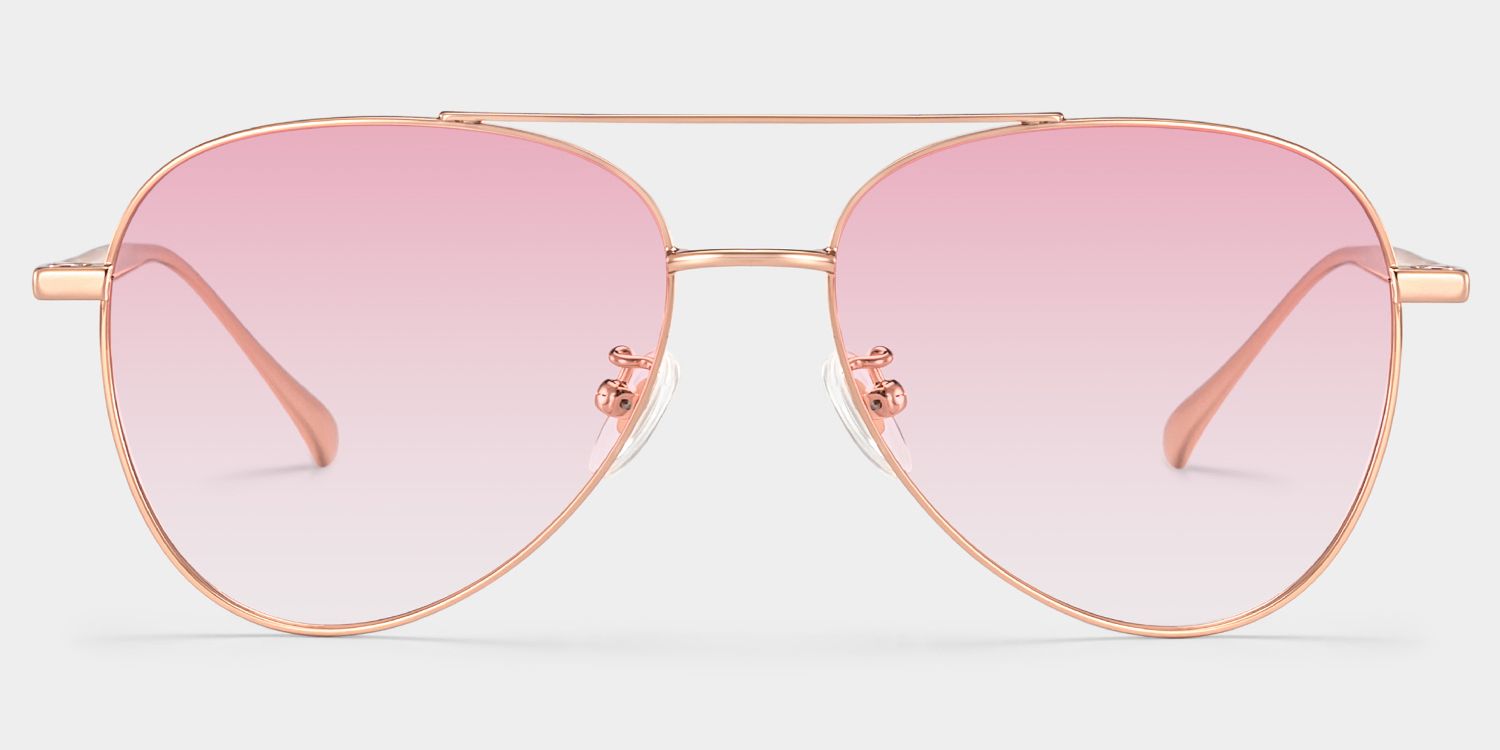 Cher Aviator Rose Gold Frame Sunglasses Online Sale | ZEELOOL1