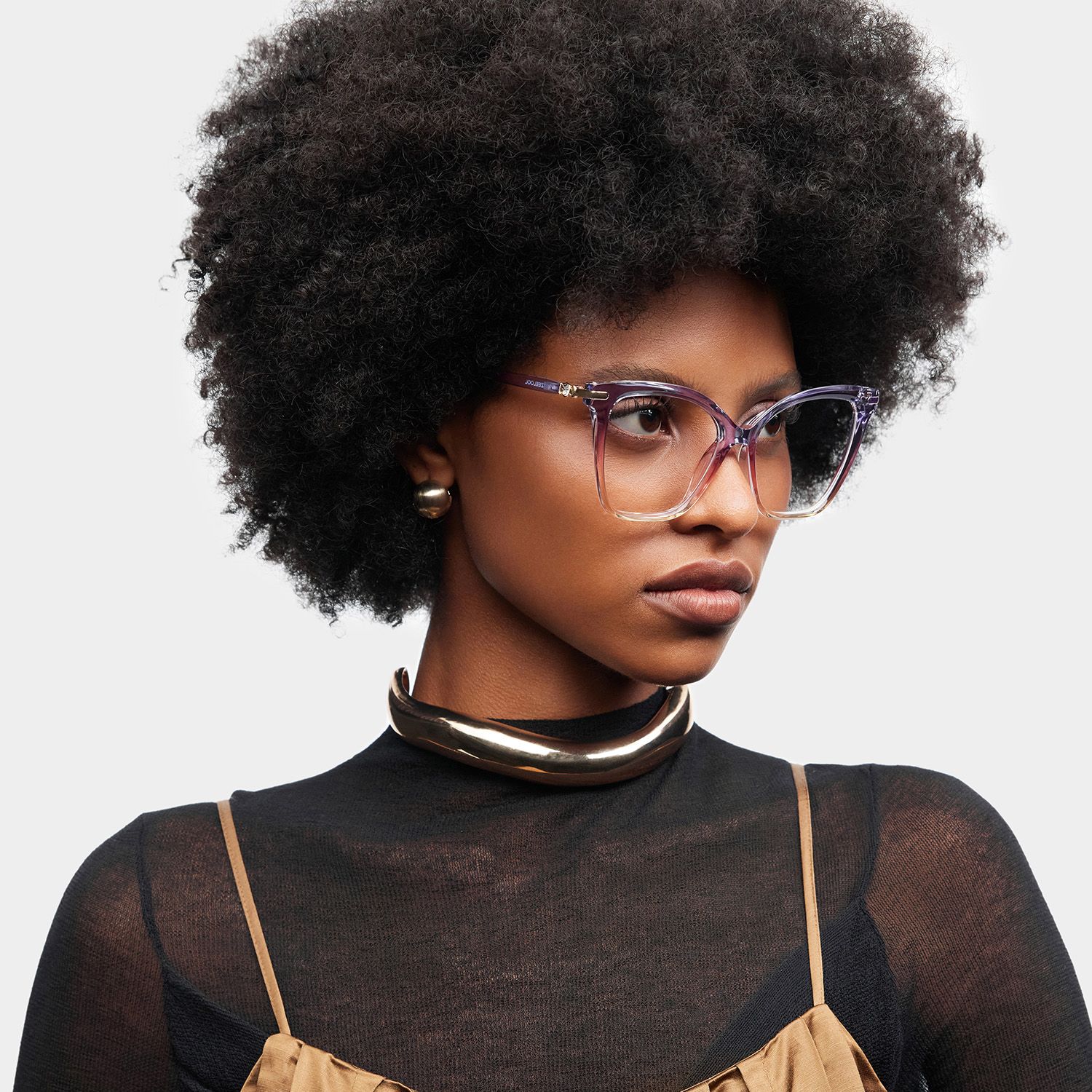 Lamar Multicolor Frame Glasses with Butterfly Frame Online | ZEELOOL0