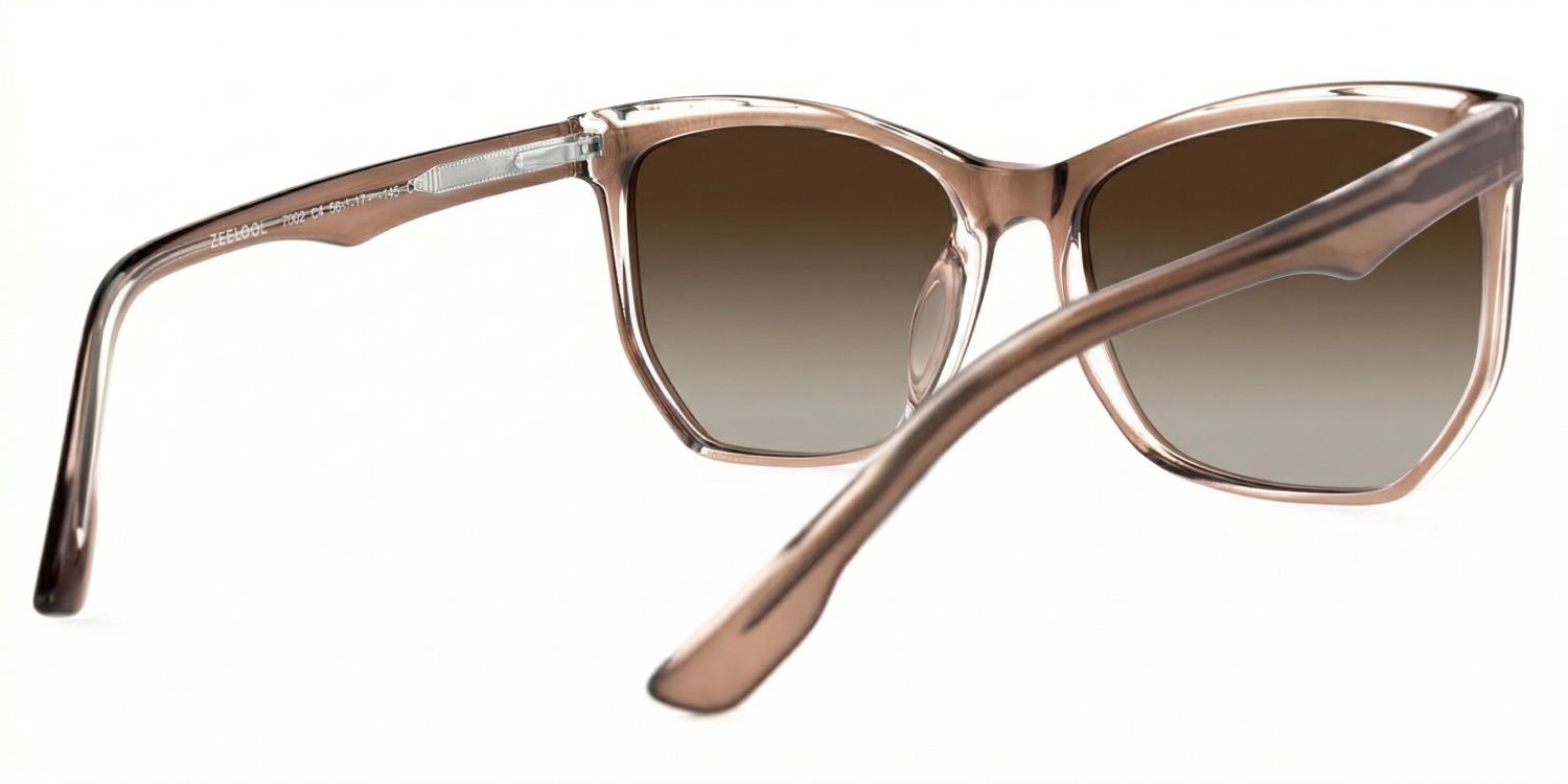 Libby Geometric Brown Frame Sunglasses Online Sale | ZEELOOL3