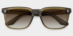 Fletcher Brown Rectangle Sunglasses1