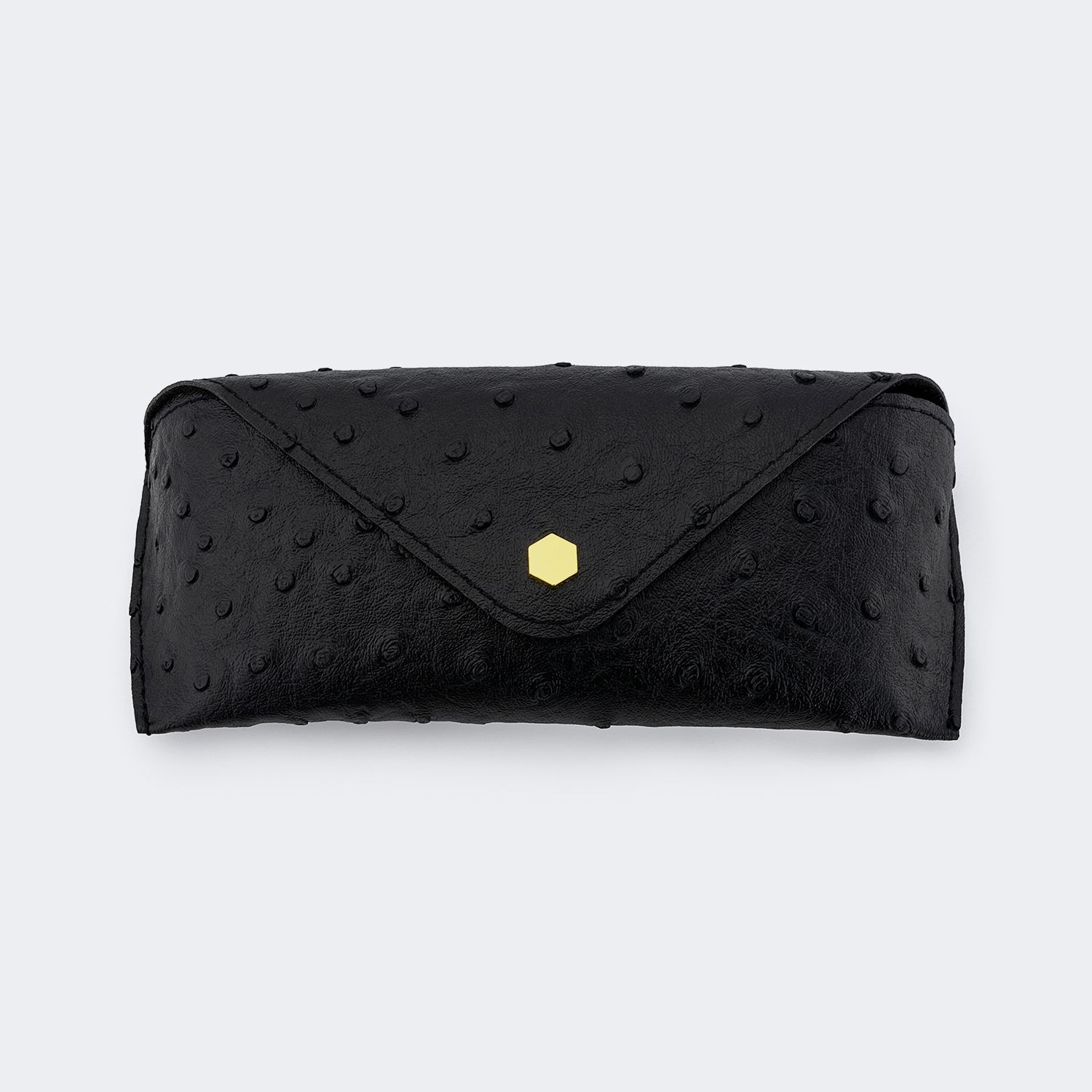 Ostrich-Pattern Black Eyeglass Bag For Glasses | ZEELOOL1