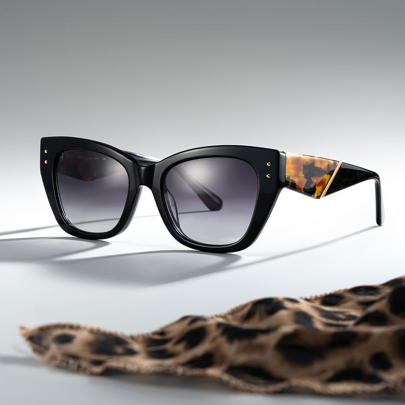 Skylar Black Butterfly Sunglasses