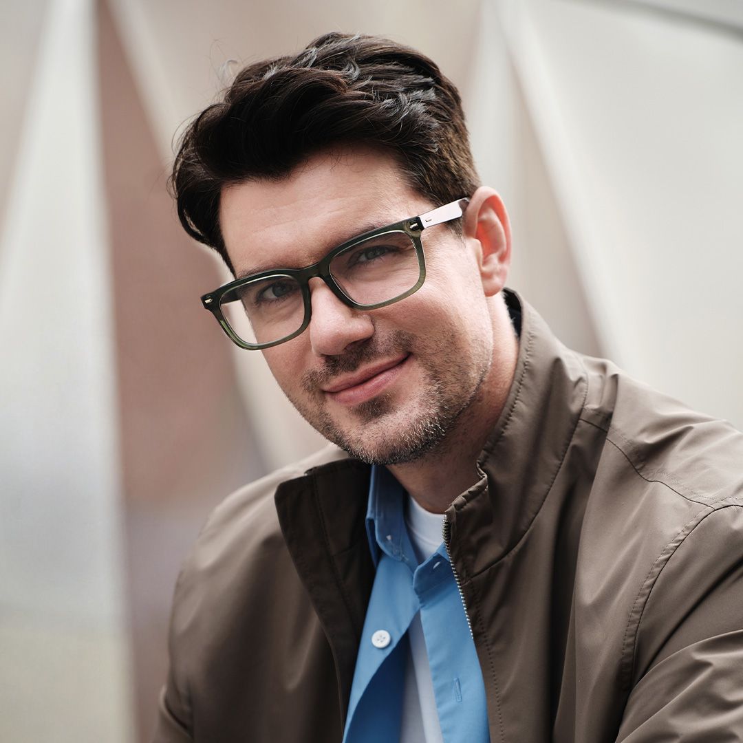Patrick Green Rectangle Glasses for Men | ZEELOOL6