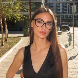 Clara Black Cat eye Glasses6