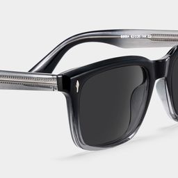 Fletcher Black Rectangle Sunglasses4