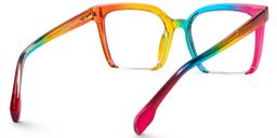 Misty Colorful Square Glasses3