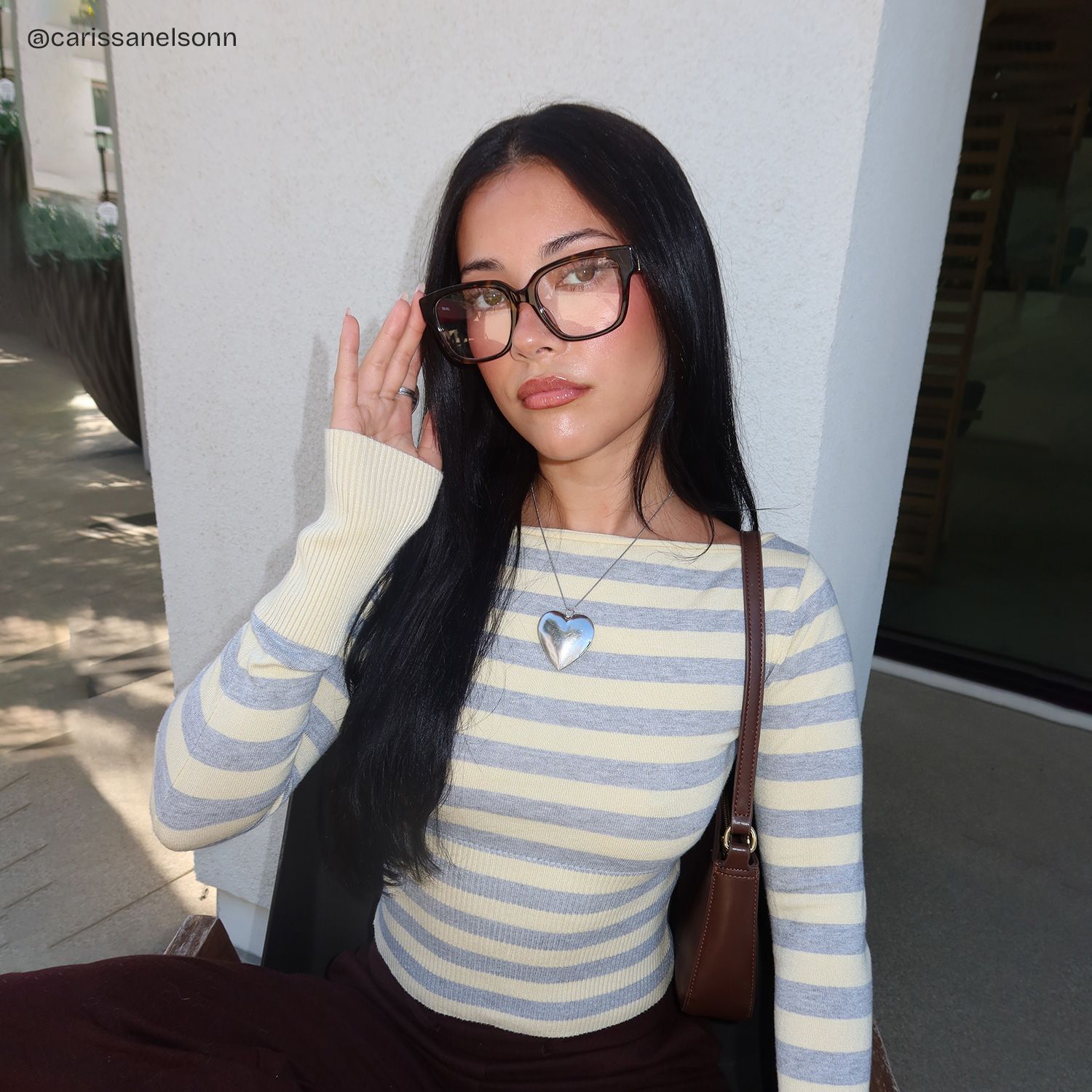 Blake Tortoise Square Glasses | Retro Campus Athleisure7