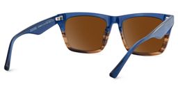 Brookins Blue Brown Rectangle Sunglasses4