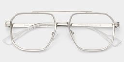 Autumn Silver Aviator Glasses2