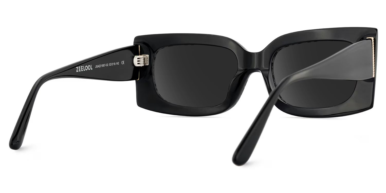 Orduno Rectangle Style Gray Leopard Frame Sunglasses | ZEELOOL4