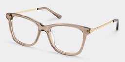 Vibert Brown Rectangle Glasses3