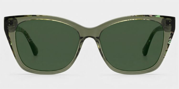 Maple Green Butterfly Sunglasses