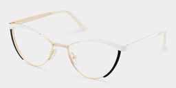 Sydney White Cat eye Glasses2