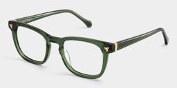 Heather Green Square Glasses3