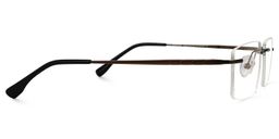 Cetina Brown Rectangle Glasses2
