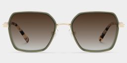 Sophie Green Geometric Sunglasses0