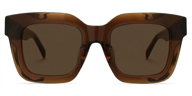 Trinity Tawny Square Sunglasses