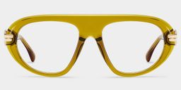 Aveline Green Aviator Glasses1