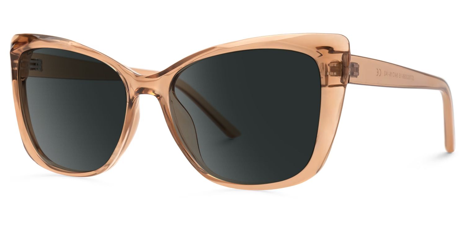 Farris Cat Eye Brown Frame Sunglasses Online Sale | ZEELOOL1