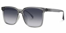 Contreras Gray Square Sunglasses1