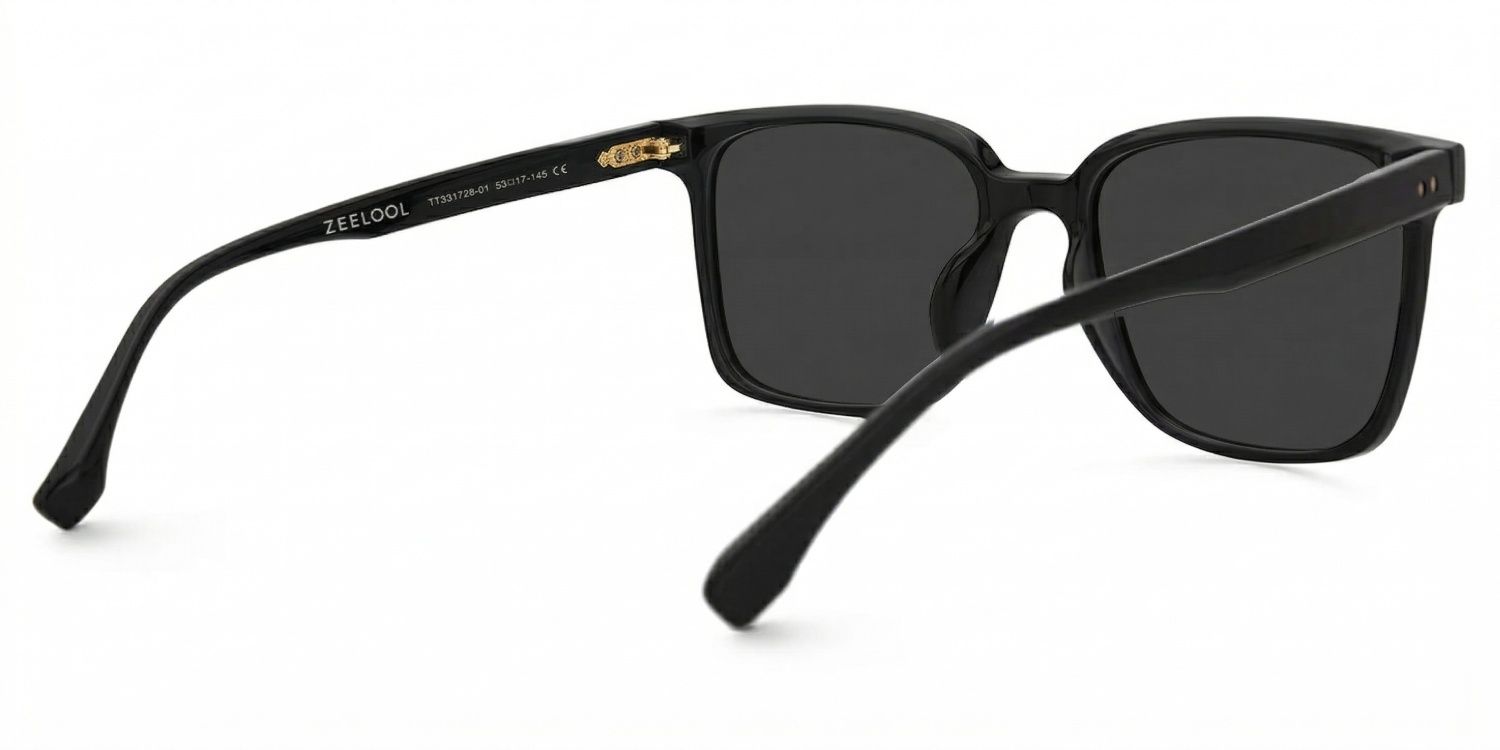 Contreras Tr90 Black Square Frame Sunglasses | ZEELOOL3