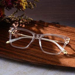 Amelia Clear Cat eye Glasses1