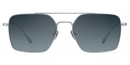 Jensen Silver Aviator Sunglasses0