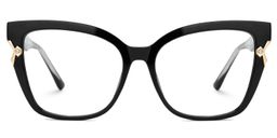 Nunnally Black Cat eye Glasses1